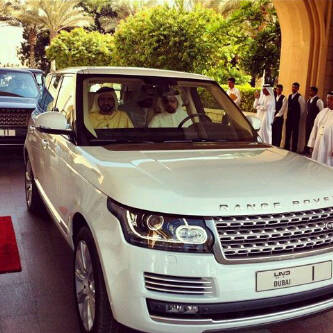   Cars on First Customer In The World To Receive Delivery Of All New Range Rover